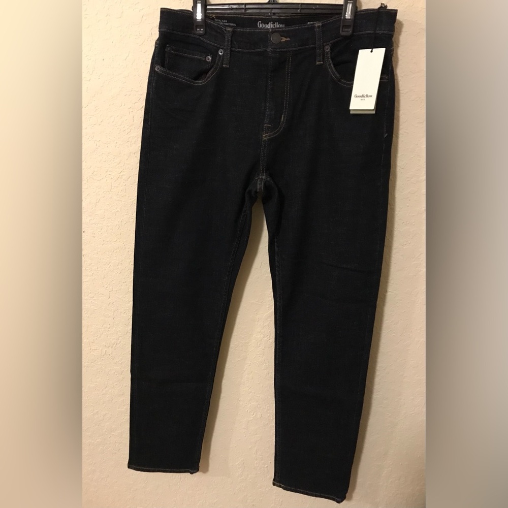 NWT - Goodfellow & Co Men’s Total Flex Dark Wash Jeans